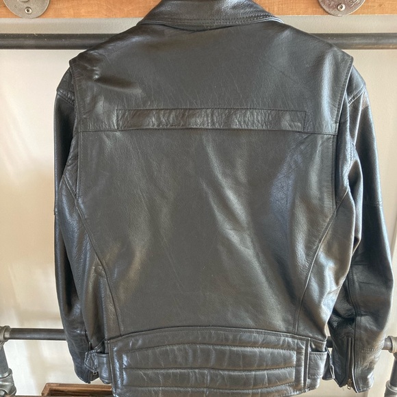 Real thick cowhide motorcycle jacket perfecto style. - Picture 4 of 4
